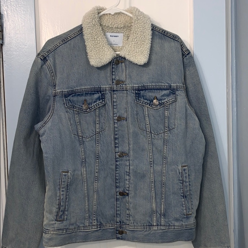 Light Wash Mens Jean Jacket